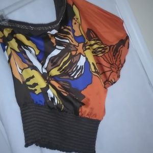 Ladies cold shoulder top